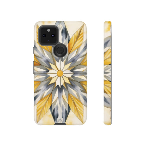 Sunshine Bloom Mosaic - Impact Resistant Phone Case Google Pixel 5 5G Matte